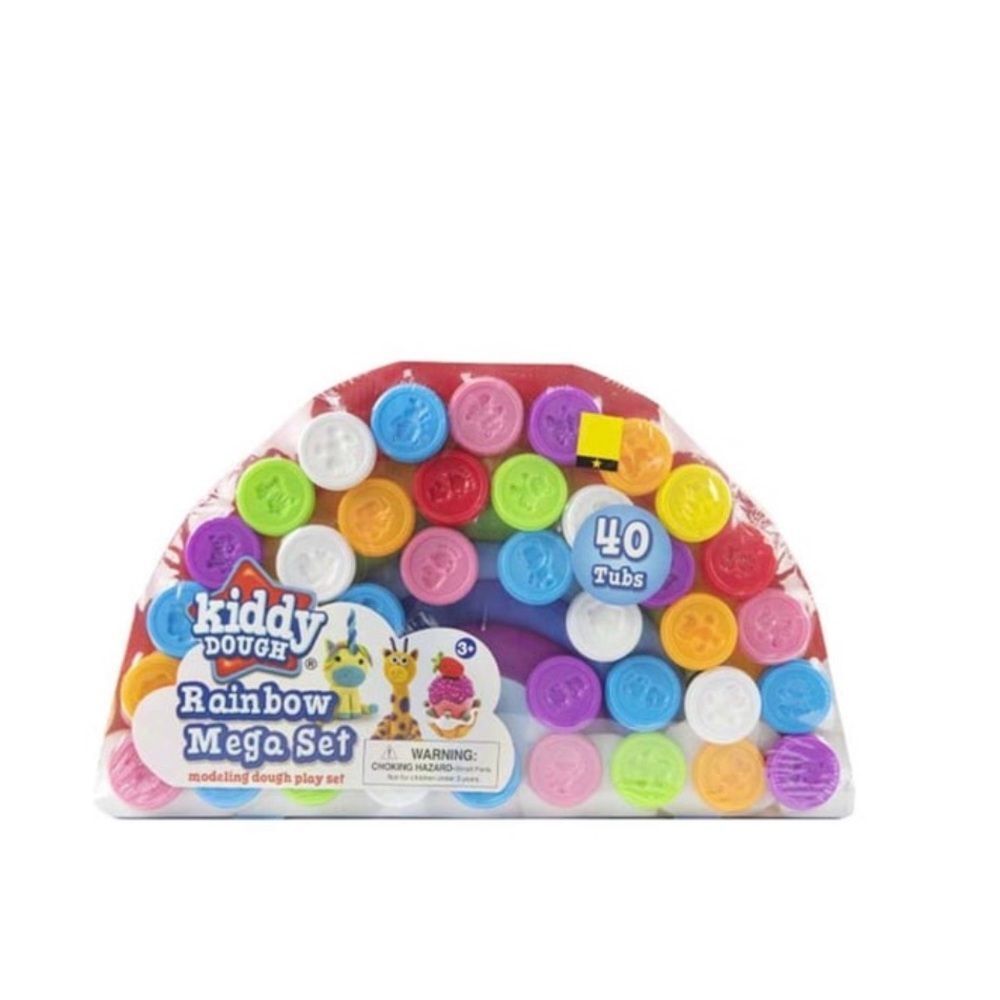 Kiddy Dough by Creative Kids Mega Set 40 tubs